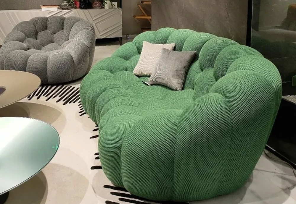 white bubble sofa