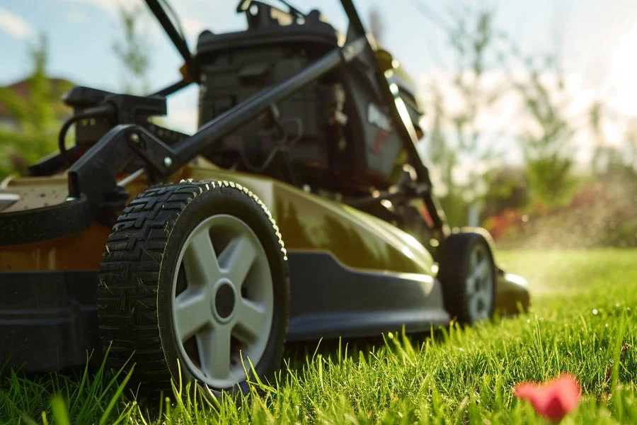 self-propelled lawnmower