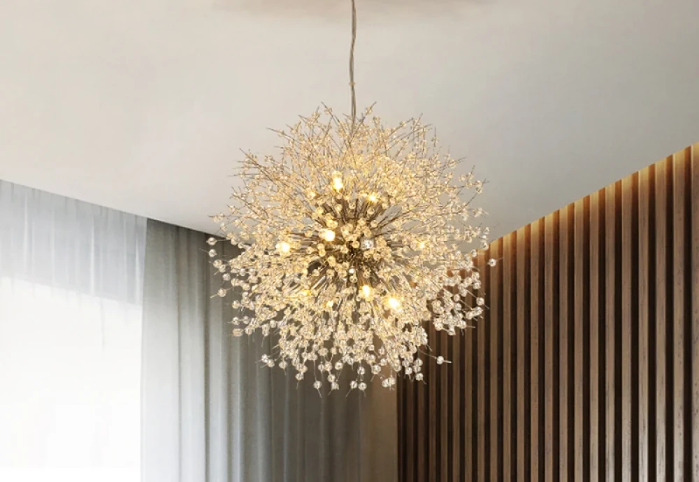 clean crystal chandelier