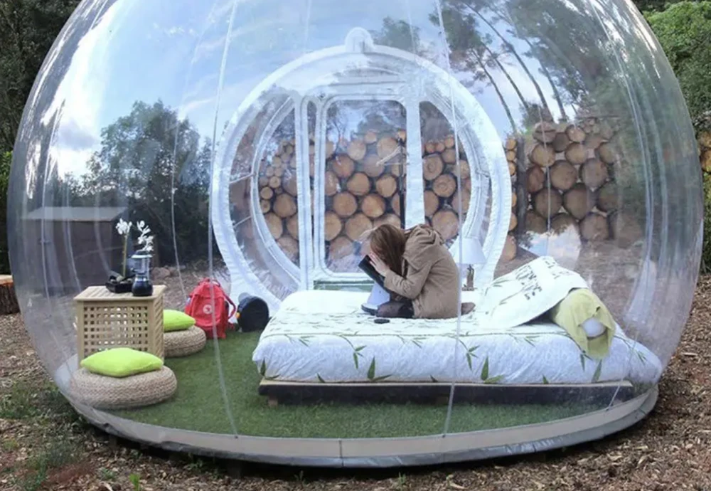 make your own bubble tent