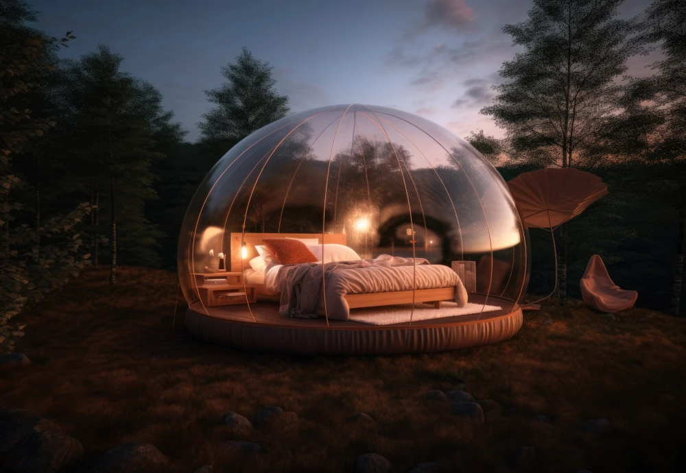 how to use a bubble tent